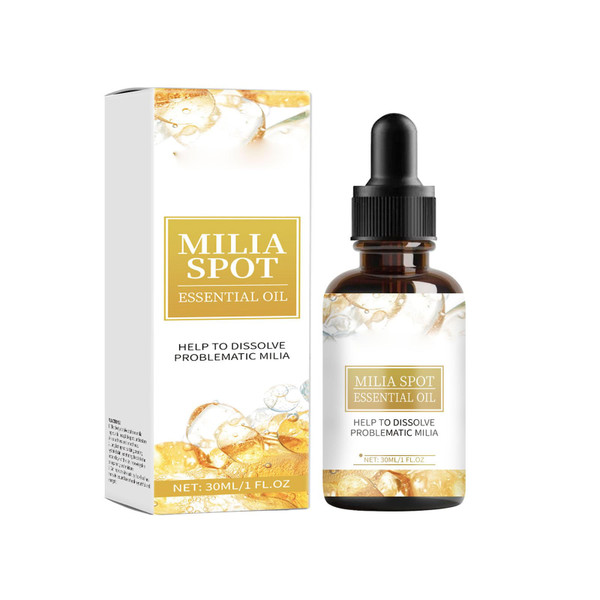 Milia Spot Serum for Face,Milia Treatment under Eye,Eye Serum for Dark Circles and Puffy Eyes,Fat Granule Clearing Skin Serums,Even and Radiant Skin Generic,30ml