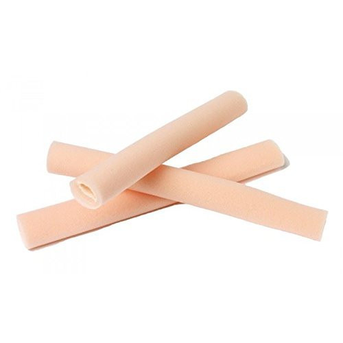 Podiatry Tubular Toe Foam x2 Tubes| 25cm Length | with or Without Overlap Protection (C (Without Overlap))