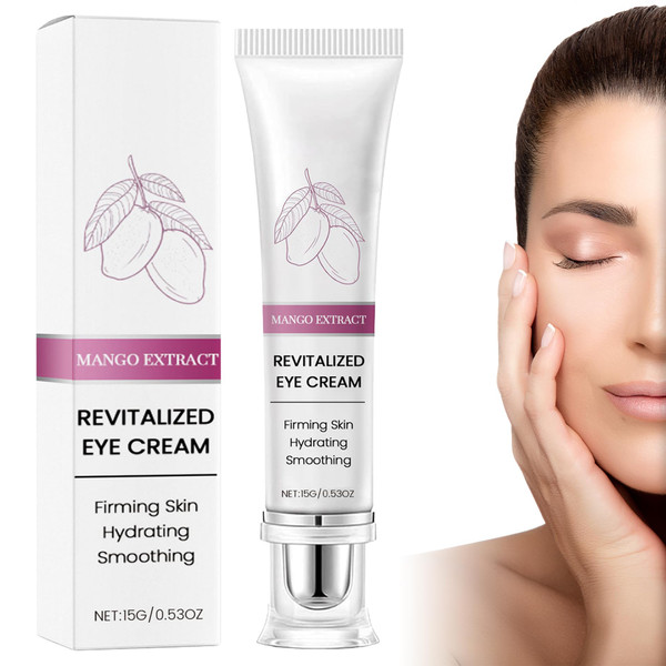 Mango Revitalize Eye Cream,Mango Eye Serum,Eyelift Serum Brighten the Skin For Dark Circles And Puffy Eyes For Brighter, Healthier Eyes