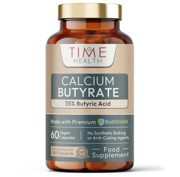 Calcium Butyrate - ButiShield® >35% Butyric Acid - 60 Capsules - UK Made