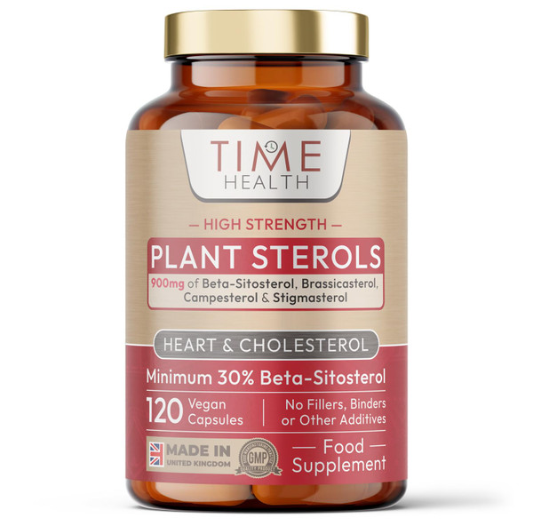 Plant Sterols - 900mg 30% Beta-Sitosterol - Vegan - UK Made