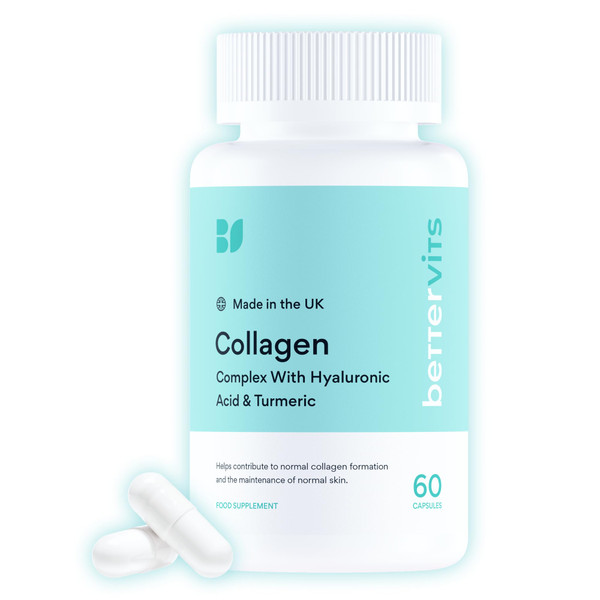 Bettervits Marine Collagen Supplements for Women and Men | 60 Capsules