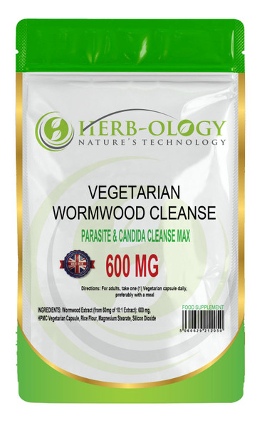 HB Wormwood, 60 Capsules, Black Walnut, Clove & Oregano, Worm Wood Herb