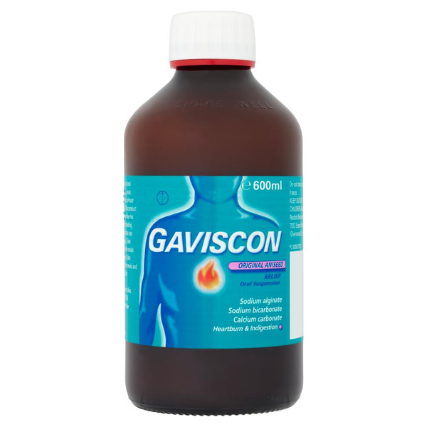 Gaviscon Original Aniseed Flavour Liquid, 600ml