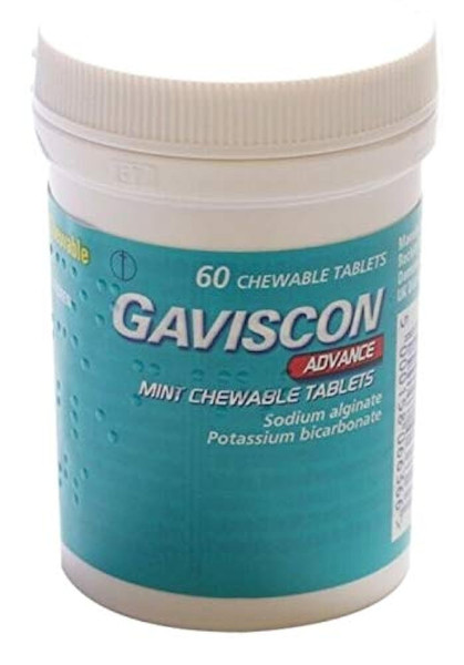 GAVISCON Advance Mint CHEWABLE Tablets 60 Pack (Mint)