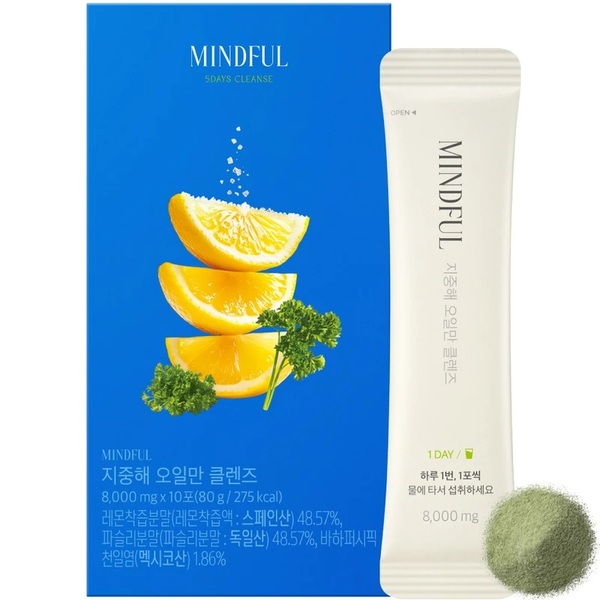 Foodology Mindful Mediterranean Oil Cleanse, 1 Pack, 10 Uses / 푸드올로지 마인드풀 지중해 오일만 클렌즈, 1개, 10회분