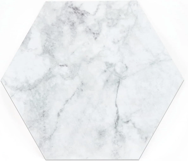 9" X 10.4" Milena Peel & Stick Hexagon Vinyl Floor Tiles (10 Tiles), (4.5 Sqft/C