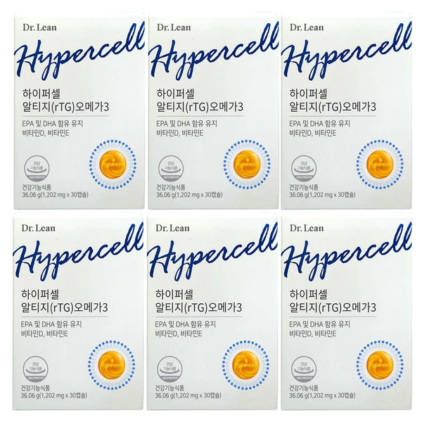 Dr.Lin Hypercell Altige Omega 3 6 boxes 6 months supply / 닥터린 하이퍼셀 알티지 오메가3 6박스 6개월분
