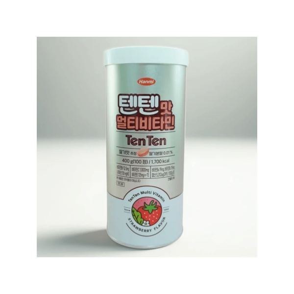 Tenten Flavor Multivitamin 400g, 1 piece, 100 tablets / 텐텐맛 멀티비타민 400g, 1개, 100정
