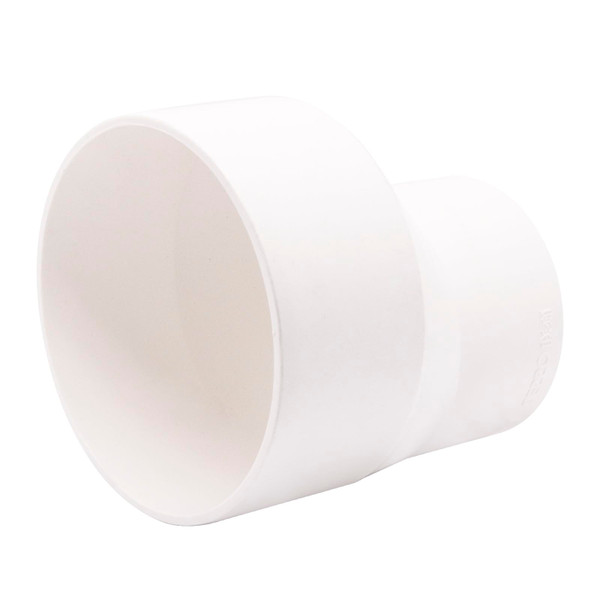 S SYDIEN 1Pcs 4" x 3" PVC Reducer Coupling (Socket x Socket), Schedule 40 Slip Eccentric Reducing Pipe Fittings for Sewer Plumbing Irrigation Pool