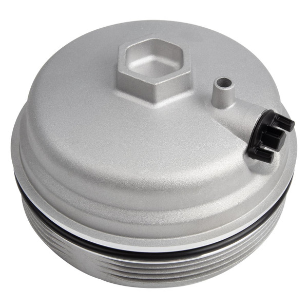 Aluminum Fuel Filter Housing Cover Compatible with Dodge Ram 1500 3.0L 2020-2023, Ram 2500 3500 4500 5500 6.7L 2019-2024 Ram 2500 3.0L Engine Water Separator Cover Replaces