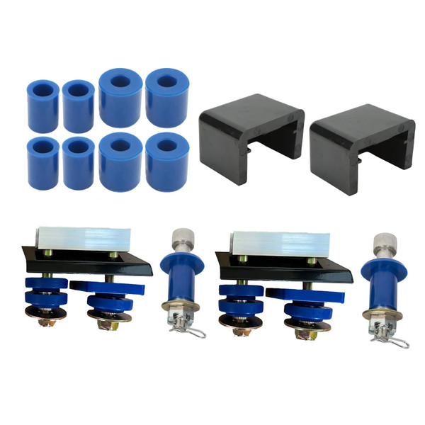 LisylineAuto Engine Hood Hinge Pivot Mounting Bolt Bushing Kit and Truck Hood Bumper and Hood Roller Bushings for Peterbilt 379 378 377 375 357 330 385