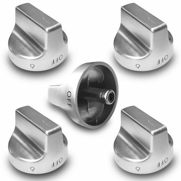 W11159630 / W11023139 Surface Burner Knob Control Knob Compatible with Whirlpool Gas Ranges Replace 4813782 / AP6284486 / PS12347845 / EAP12347845（5Pcs）