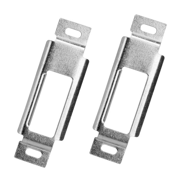 314301 RV Door Latch, Replacement RV Baggage Door Latch Strike for 5th Wheels Travel Trailers Motorhomes Door Latch Easy DIY Installation No Assembly Door Strike Plate for Door Lock Parts Silver 2 PCS
