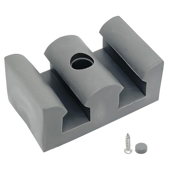 4pcs Sliding Glass Shower Door Side Anti-Collision Block,for 5/16"(8mm) Shower Glass Door,with Screws(50x30x22mm)