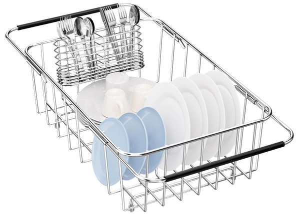 YZPGBT Dish Drainer Rack in Sink Adjustable