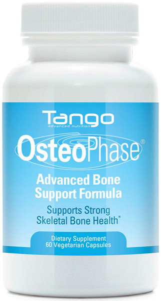 Tango OsteoPhase Natural Bone Support Supplement Aids Calcium Regulation and Promotes Skeletal Bone Health (60 Vegetarian Capsules)