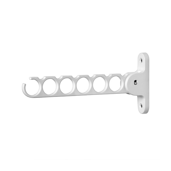 Spectrum 35000 Diversified Wall Mount Hanger Holder Closet Organizer, White