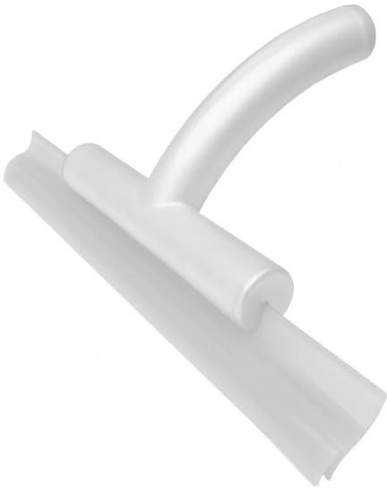 Cleret 12" iDO Pearl Shower Squeegee with Dual Edge Replaceable Pearl Cleaning Blade Pearlized Handle & Blade
