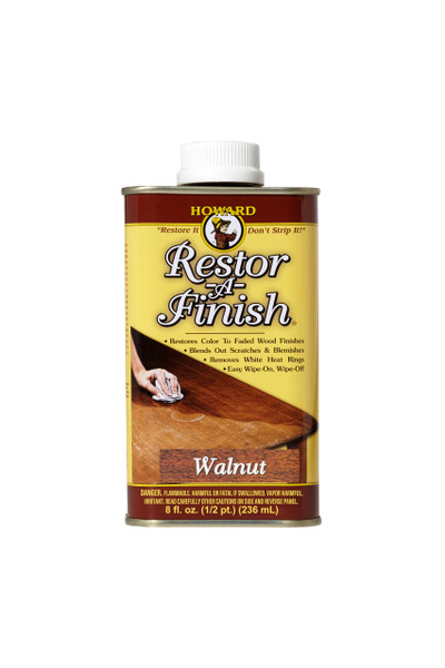 Howard Restor-A-Finish, 8 Fl oz, Walnut
