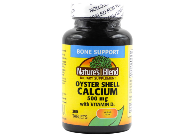 Nature's Blend Oyster Shell Calcium with D3 200 Tabs