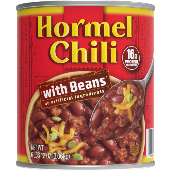 HORMEL Chili | Chili with Beans, 108oz x1
