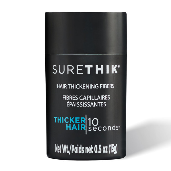 SURETHIK Hair Fibers for Thinning Hair, Building Fibers to Conceal Sparse Areas, Instantly Fuller Looking Hair for Men & Women, Light Blonde, 15g