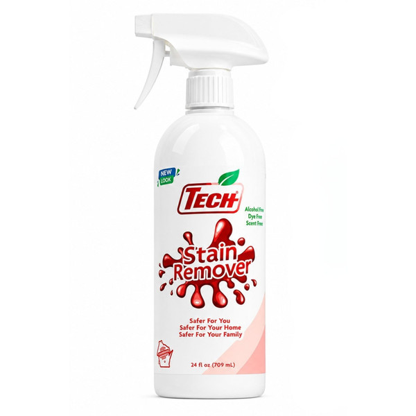 TECH Stain Remover Spray, 24oz - Carpet, Upholstery, Laundry Cleaner