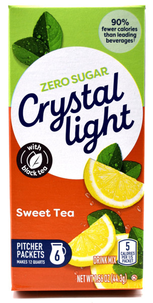 Crystal Light Sweet Tea, 12-Quart 1.56-Ounce Canister (Pack Of 3)
