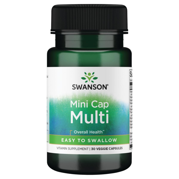 Swanson Daily Multivitamin Without Minerals, 30 Veg Capsules