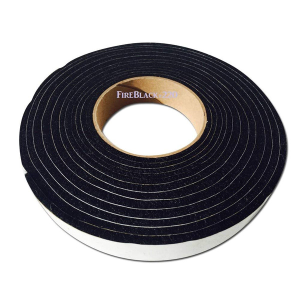 FireBlack® 220 Gasket for Vision Grill Super high Temp Black self Stick lid Seal