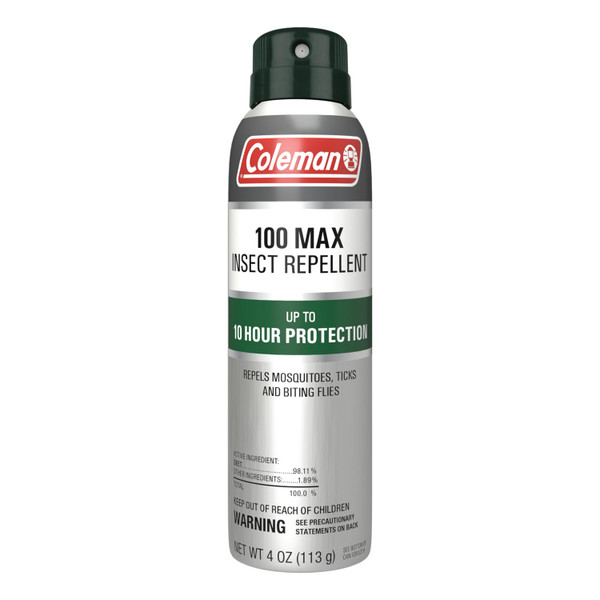 Coleman 100 Max 100% DEET Insect Repellent Spray - 4 oz