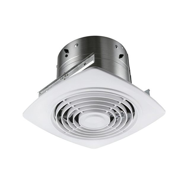 Quini 505 Exhaust Fan, 8 Inch Bathroom Exhaust Fan, White Vertical Discharge Ceiling Ventilation Fan, 200 CFM, Household Ventilation Fans, Kitchen Exhausts Fans, 1-Year Warranty