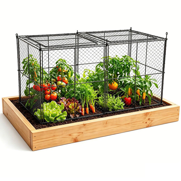 Crop Cages for Garden, Large Chicken Wire Crop Cage for Raised Garden Bed
