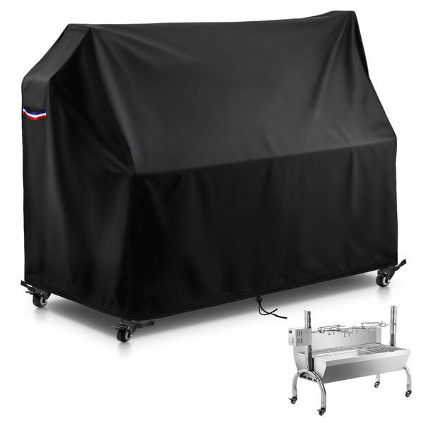 Agustone 45 Inch Rotisserie Grill Cover for Pig Lamb Hooded Roaster