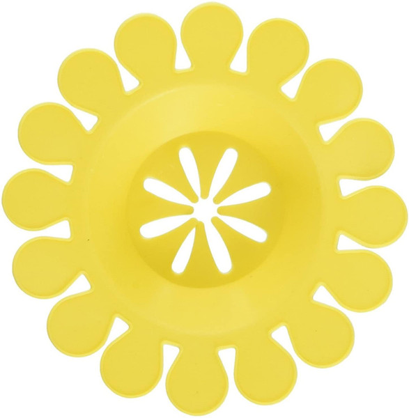 Compac Sink Daisy Scented Kitchen Sink Strainer infuses & Freshens Your Sink, Must Have Kitchen Sink Accessories, Sink Drain Strainer - Catcher, Yellow, Lemon Scent, 6 Count, (3 Packs of 2)