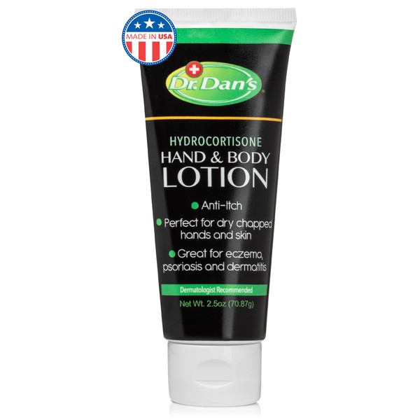 Dr. Dan's 1% Hydrocortisone 1Pack Lotion for Hand & Body - Anti Itch Lotion