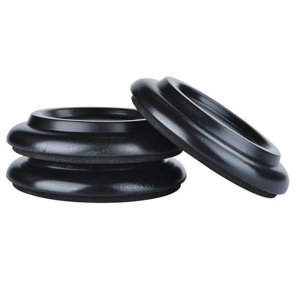Solid Wood Grand Piano Caster Cups,Set of 3 Piano Casters Floor Protectors Piano Leg Coasters Furniture Leg Pads Protection w/EVA Anti-Slip & Anti-Noise Foam Mat, for Hardwood Floor Protectors
