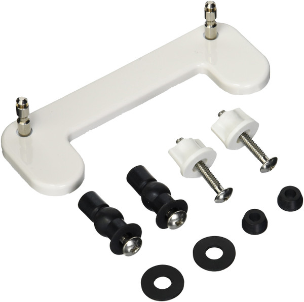 American Standard 760234-100.0200A Bottom and Top MTG Kit with Bar Hinge, White