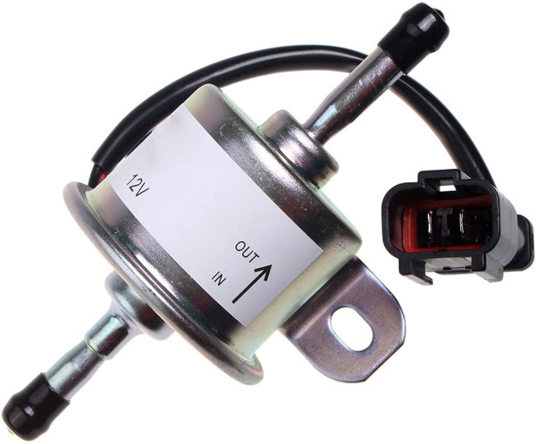 FridayParts 12V Fuel Pump with Black Plug AM876266 AM876207