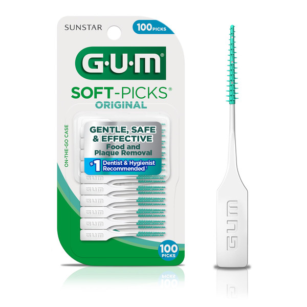 GUM Soft-Picks Original Interdental Picks, 100 Count