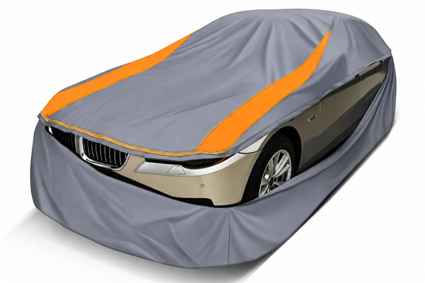 TAJSJNG Full Enclosed Car Covers Universal Fit Dodge Challenger/Charger,Camaro,Camry,Accord,Altima,Lexus ES,Chrysler 300,Sonata,K5/Stinger,Malibu,Legacy,Passat Sedans/Coupes/Cabrio Lenghth 189"-200"