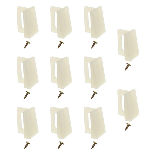 Xhziy 10Pcs Pocket Door Floor Guide with Screws