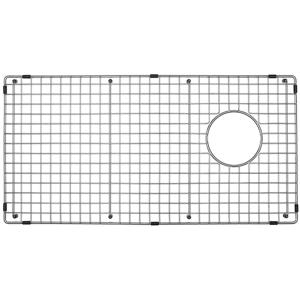 Serene Valley Sink Bottom Grid 28-1/4" x 14-3/8", Side Drain with Corner Radius 3/8",NDG2814S