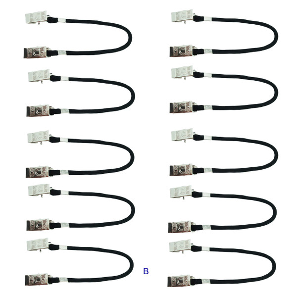 Hat Windy Clips for Boating,Hat Rides Cap Retainer for Fishing,Hat Keeper and Eyewear Holder,Pack of 10 pcs (B)