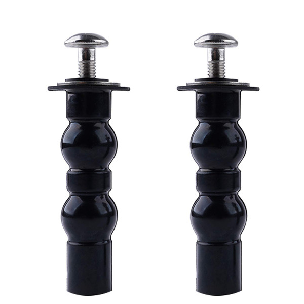for TOTO Toilet Hinge Screw Kit - Expanding Rubber Bolt Top Nuts Set for Top Mount Toilet Seat Tightening, Blind Hole Fixing, 2 Pack