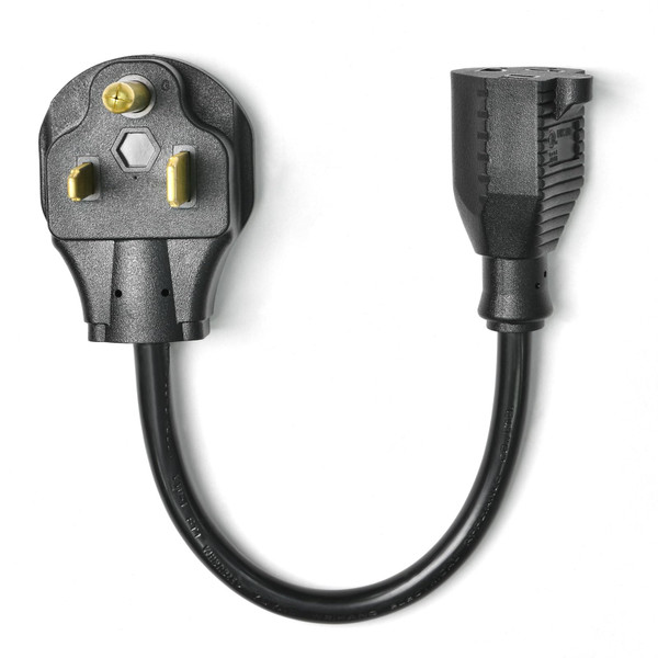 HITBOX Plug Adapter Cord, 30cm 11.8″ Long 14 AWG 2.08mm², NEMA 6-50P NEMA 5-15R Cord Adapter, Not Covert Voltage, Only Change Plug Style