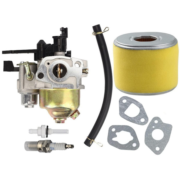 Hippotech Carburetor with Air Filter Tank Joint Filter for GX160 GX110 GX140 GX200 GX120 5.5HP 4HP 6.5HP Engine Replaces 16100-ZH7-W51