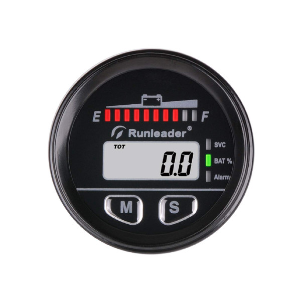 Runleader BI025 Battery Monitor Voltage Meter, Runtime Record