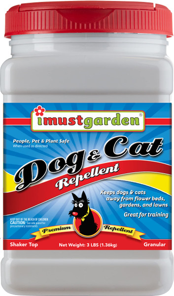 I Must Garden Dog & Cat Repellent: Stops Digging, Natural, Pet Safe - 3lb